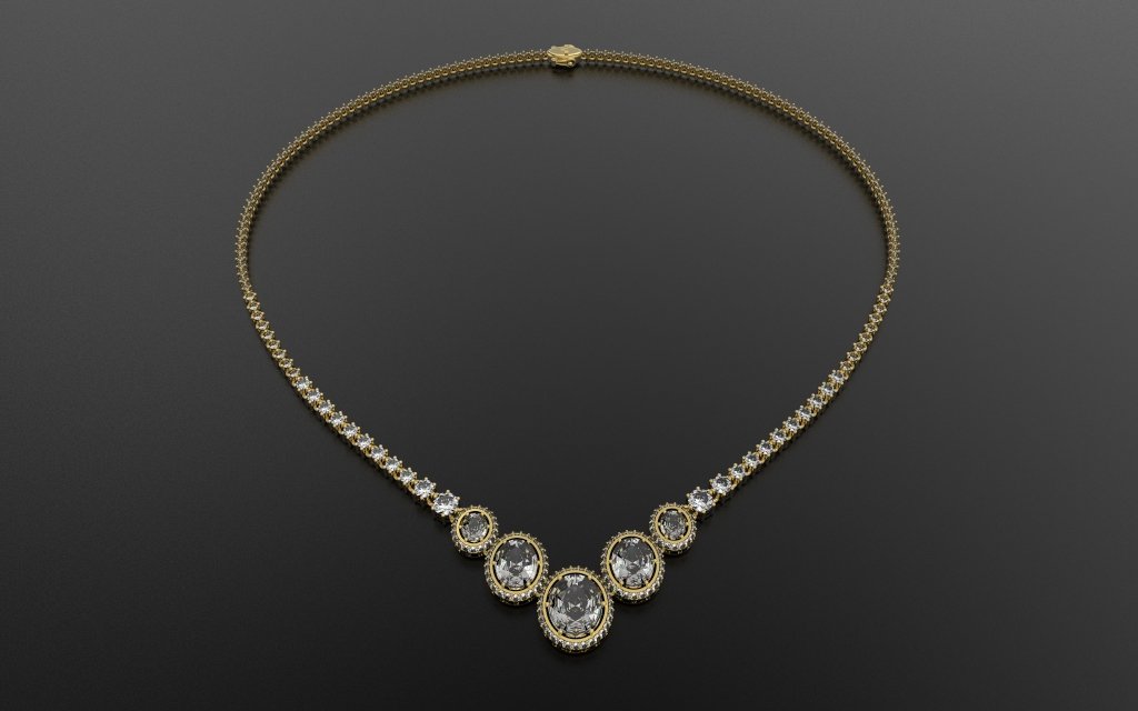 colar 393 joalheria jóias diamante brilhante ouro prata moda beleza imprimível gema joias Joya noivado pingente rubi vintag 3D print model - Mito3D