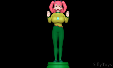 nene fujinoki yolkian outfit anime character girlfriend gal jimmy neutron- 3d print model - Mito3D