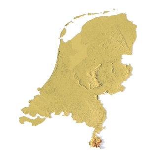 Olanda stl 3d Stampa modello terreno carta geografica paesaggio nazione sollievo geografia continente montagna terra 3d print model - Mito3D