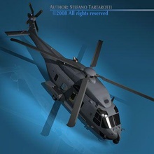 nh902 3d model in helicopter 3dexport aircraft army military chopper nh90 nh-90 nato eurocopter sar coast guard 3d print model - Mito3D