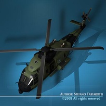 nh90 german army 3d model in helicopter 3dexport aircraft military chopper nh-90 nato eurocopter sar luftwaffe 3d print model - Mito3D