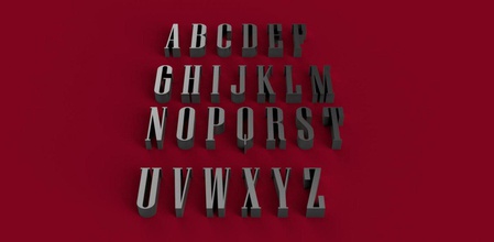 niagara font büyük harfler 3d dosya stl küçük alfabe mektup mektuplar metin kelimeler yazın yazı tipi tipleri gadget dekorasyon 3dmodel <url> 3d print model - Mito3D