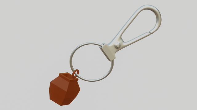 Güzel kavanoz anahtarlık jar keychain yazdırılabilir printable 3dprint 3D print model - Mito3D