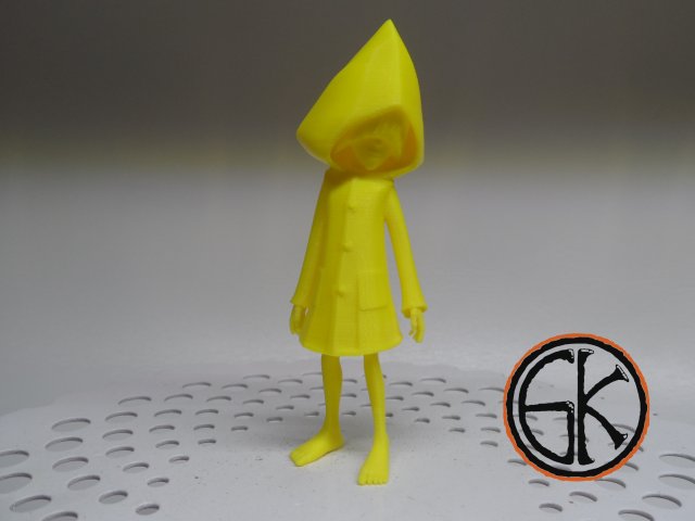 pesadelos 3d impressão modelo in estatuetas 3dexport jogos herói personagem menina amarelo estatueta criança horror assustador 3D print model - Mito3D