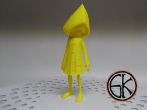 pesadillas sexto 3d impresión modelo in figuritas 3dexport juego héroe personaje niña amarillo figurilla niño horror personas aterrador 3d print model - Mito3D