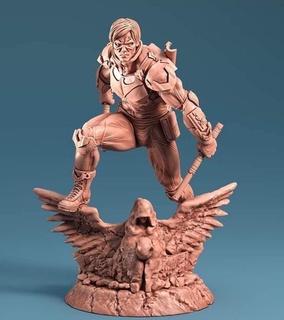 figuras homem Águia maravilha Heróis figura miniaturas estatuetas Super heroi dc herói capa cavaleiro Liga Justiça escultura estátua cosplay terno Sombrio morte 3d print model - Mito3D