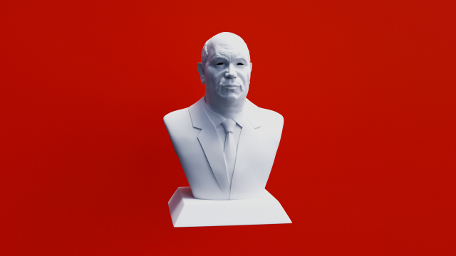 Nikita Khrushchev homem URSS 3d modelo Rússia 3D print model - Mito3D