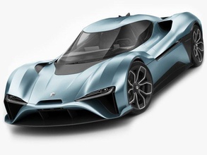 nio ep9 ep nextev formula electric-powered two-seat supercar ev electric future futuristic concept fast sport racing detailed realistic 3d print model - Mito3D