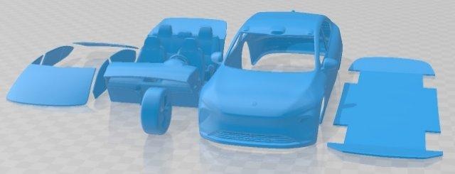nio et7 2021 imprimible coche vehiculo automotor espacio scalextric Tamiya rc miniz pasatiempo micro fundido presión 3d print model - Mito3D