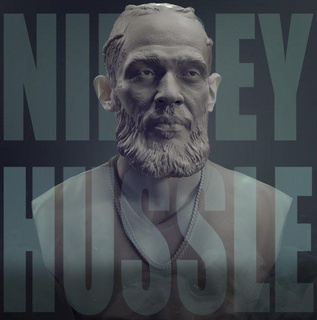 nipsey hussle man rapper head face sculptures portrait 3dprint character bust music american hip hop singer rap battle miniatures 3d print model - Mito3D