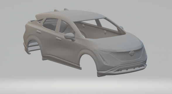 nissan ariya 2020 vehicle diecast hotwheels slotcar hot wheels toys print 3d print model - Mito3D