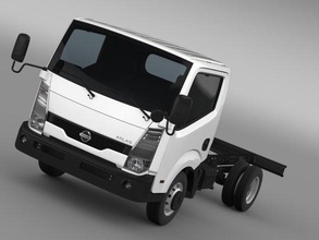 nissan atlante chassi 2013 3d modello in camion 3dexport carico luce trasporto macchina veicolo consegna auto automobile macchine alto poli 3d print model - Mito3D