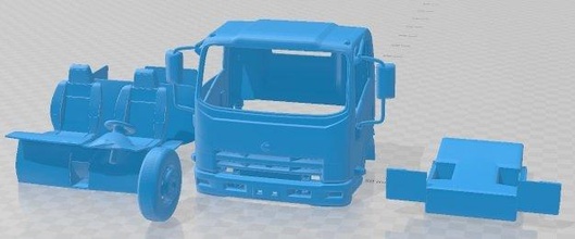 nissan atlante h43 stampabile cabina camion fessura scalextric tamiya rc miniz passatempo micro 3d print model - Mito3D