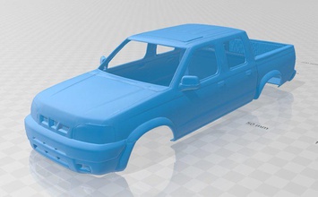 nissan frontera imprimible cuerpo coche vehiculo 3d impresión modelo in automotor 3dexport espacio scalextric tamiya rc pasatiempo tractor 1 10 24 32 3d print model - Mito3D