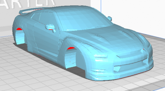 nissan gt r vehículo coche vehiculo automovil recopilación escalar chevrolet rueda 3d print model - Mito3D