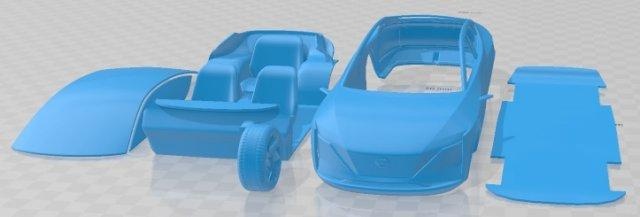 nissan ims 2019 printable car automotive slot scalextric tamiya rc miniz hobby micro diecast 3d print model - Mito3D