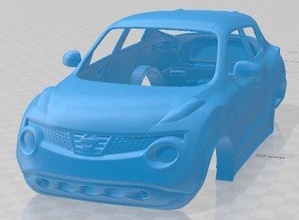 nissan juke 2011 imprimible cuerpo coche vehiculo 3d impresión modelo in automotor 3dexport espacio scalextric tamiya rc miniz pasatiempo micro 3d print model - Mito3D