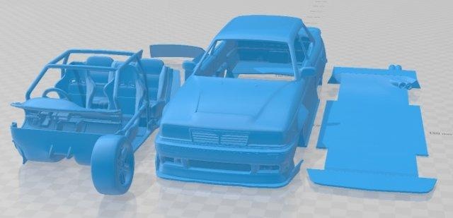 nissan laurel c33 konnexion printable car automotive slot scalextric tamiya rc miniz hobby micro 3d print model - Mito3D