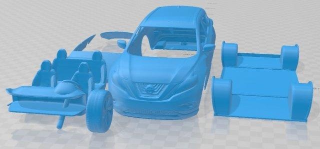 nissan murano z52 2019 stampabile macchina settore automobilistico fessura scalextric tamiya rc miniz passatempo micro 3d print model - Mito3D