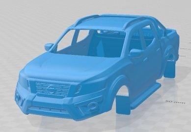 nissan navara n trek warrior 2020 printable body car 3d print model in automotive 3dexport slot scalextric tamiya rc miniz hobby micro 3d print model - Mito3D