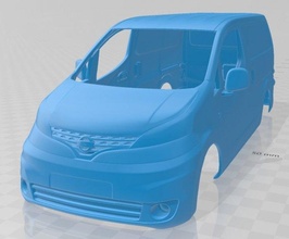 nissan nv200 2010 printable body van 3d print model in automotive 3dexport slot scalextric tamiya rc miniz hobby micro 3d print model - Mito3D