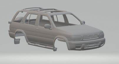 nissan esploratore 3d stampa modello in veicolo 3dexport pressofuso hotwheels fessura slotcar slot car caldo giocattoli macchina 3dpirnt stampabile 3d print model - Mito3D