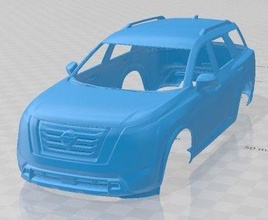 nissan pathfinder 2022 printable body car slot scalextric tamiya rc miniz hobby micro 3d print model - Mito3D