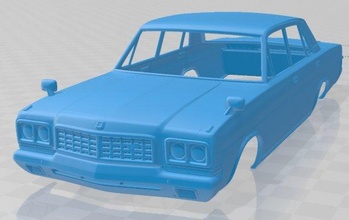 nissan president type 1973 printable body car slot scalextric tamiya rc miniz hobby micro 3d print model - Mito3D