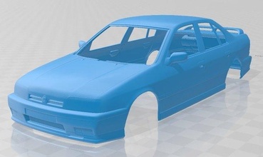 nissan primera 1990 imprimível corpo carro 3d impressão modelo in automotivo 3dexport fenda escalextrico tamiya rc miniz passatempo micro 3d print model - Mito3D