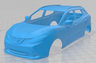 nissan qashqai 2014 yazdırılabilir vücut araba 3d yazdır model in otomotiv 3dexport yuva ölçülü tamiya rc miniz hobi mikro tarayıcı 3d print model - Mito3D