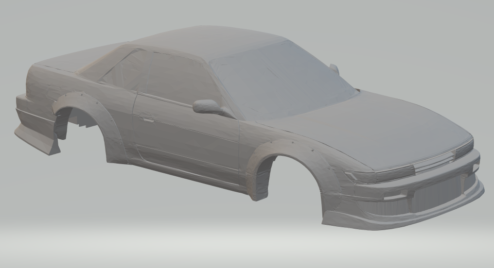 nissan silvia s13 custom 3d print model in vehicle 3dexport diecast slot car slotcar hotwheels tuning stl hot race jugetes cars supercars drift nismo 3D print model - Mito3D