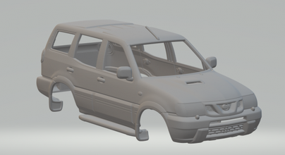 nissan terrano 3d impressão modelo in veículo 3dexport diecast slot car slotcar fenda carro quente hotwheels rc 3d print model - Mito3D
