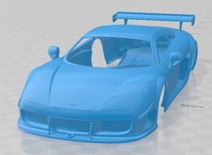 nobre 600 imprimível corpo carro fenda escalextrico Tamiya rc miniz passatempo micro 3d print model - Mito3D