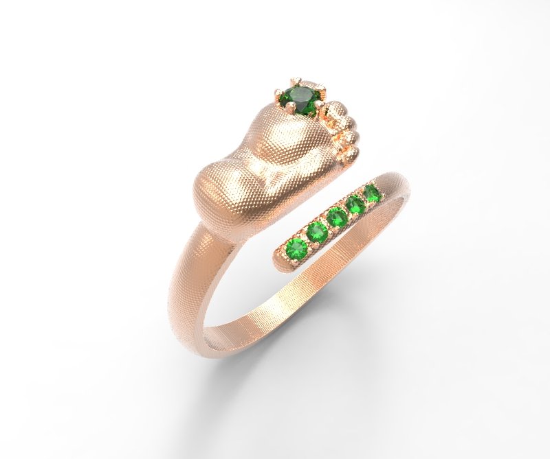 noga anillo 3D print model - Mito3D