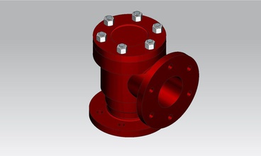 non-return valve 3d print model - Mito3D