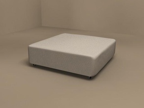 nonnamaria puff 1300x1300 by flexform 3d modell sofa 3dexport sessel möbel couch ottomane gepolstert schemel humpty 3d print model - Mito3D