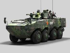 norinco zbl 09 kar leopar 3d model in mücadele 3dexport ordu 8x8 ifv çin askeri tank apc tekerlekli araç 3d print model - Mito3D