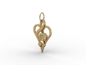 note pendant engagement fa girl heart jewel jewelry matrix mi necklace pendants re si souvenir statue valentine wedding 3d print model - Mito3D