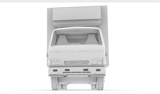 npr 1996 automotive camion chevrolet 3d print model - Mito3D