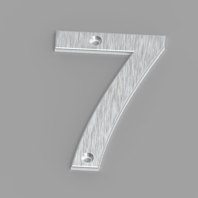 numero 7 3d stampa modello in all'aperto elementi 3dexport desktop alfabeto interni poli font attività commerciale porta arredamento iscrizione hotel stampabile numeri puerta impresora fai passatempo 3d print model - Mito3D