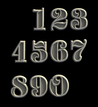 numeri 3d stampa modello in scultura 3dexport cifre numero arte zero matematica sculture cifra numerale carattere ornamento 3d print model - Mito3D