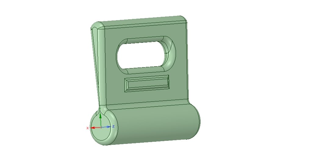 nylon-interne flache Folie slug abz258 3d-drucken Genauigkeit re-pare mast yacht schieben Sie schleichende rigging Segeln hardware nylon slot velum canvas Katamaran Boot Segelboot mieten wind 3D print model - Mito3D