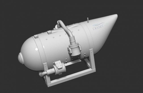 okyanus kapısı sci fi Atlantik dalış denizaltı lavabo bastırmak 3d print model - Mito3D