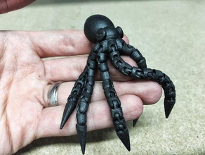 octopus-20--key-chain 3d print model in toys 3dexport octopus toy keychain cool blackout 3d print model - Mito3D