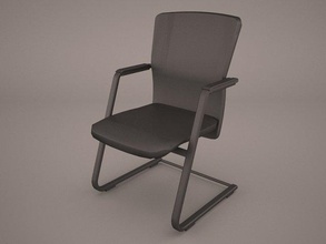 ufficio sedie 3d modello in bombardiere 3dexport sedia mobilia posto sedere pelle poltrona interni design attività commerciale stile attrezzature arredamento sedersi eleganza lusso regolabile fisso funk 3d print model - Mito3D