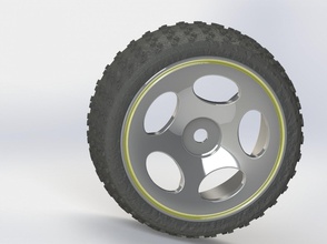 camino rc rueda gratis 3d impresión modelo in automotor 3dexport automóvil solido montaje partes 3d print model - Mito3D