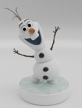 olaf frozen 3d print model christmas snowman cute character printable winter disney cartoon frosty toy elsa miniatures figurines 3d print model - Mito3D