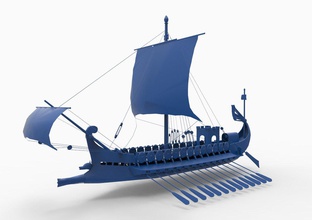 eski gemi mod11 3d yazdır model in otomotiv 3dexport kalyon yelken korsan tekne nostaljik ahşap güverte deniz yelkenli tarihi top antik ulaşım firkateyn çapa 3d print model - Mito3D