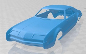 oldsmobile toronado 1966 imprimível corpo carro 3d impressão modelo in automotivo 3dexport fenda escalextrico tamiya rc miniz passatempo micro 3d print model - Mito3D