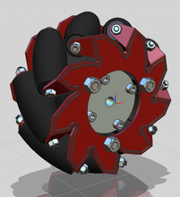 roues omnidirectionnelles 3d modèle in pièces 3dexport machine stl stp omni roue 3d print model - Mito3D